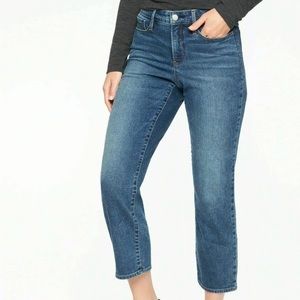 NWT Athleta Medium Wash Crop Jeans 2